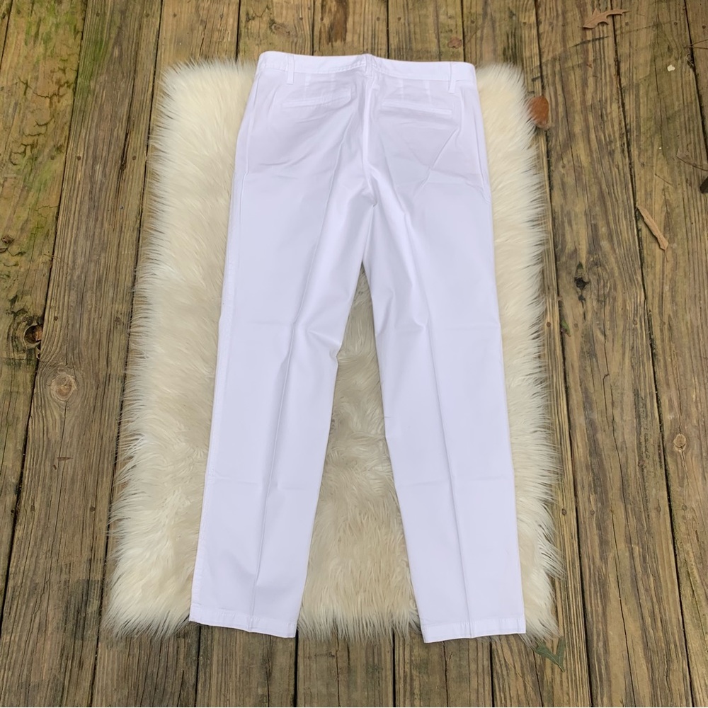 Talbots White Relaxed Chino Pants - Picture 8 of 9